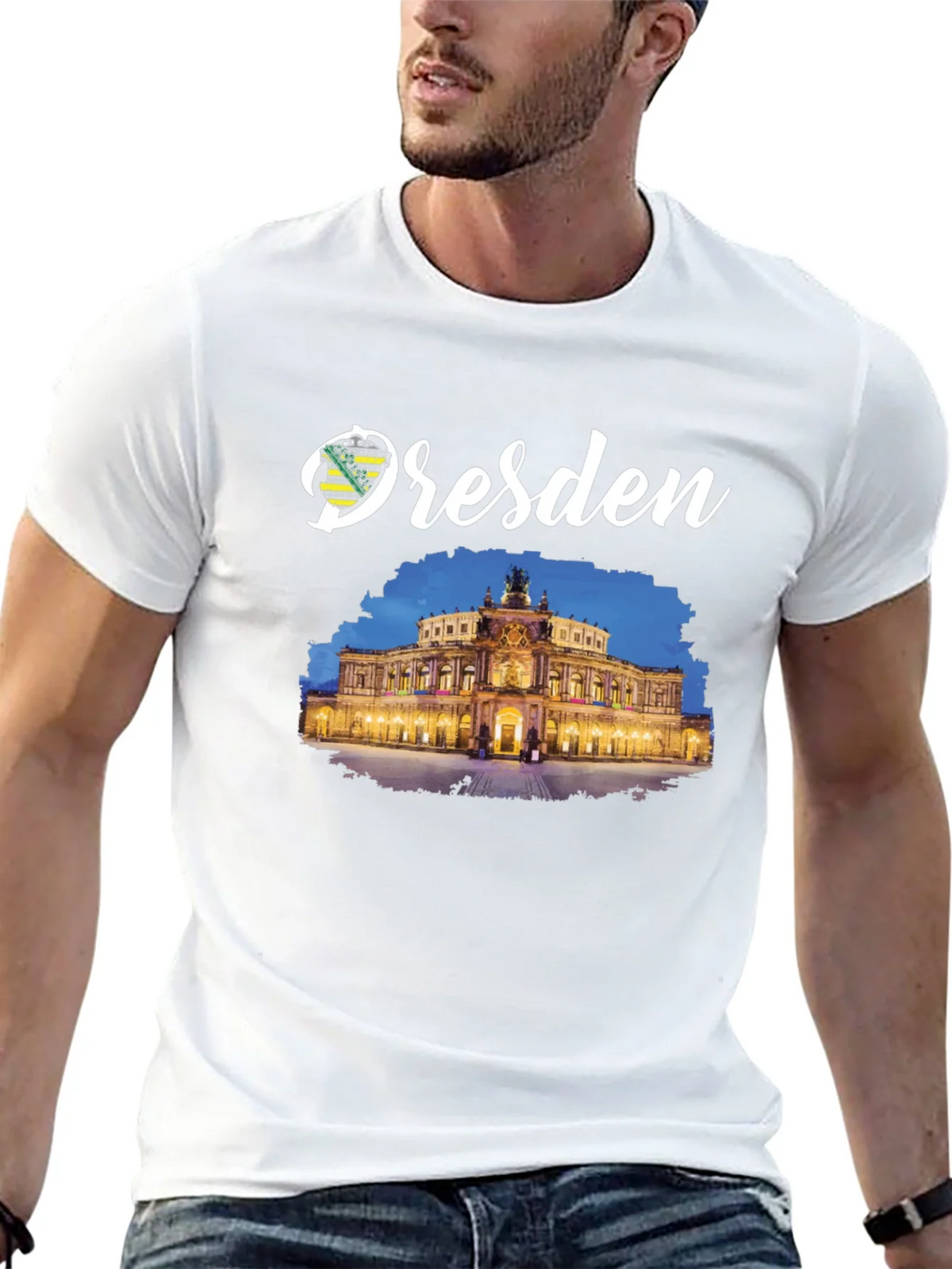 Dresden Germany T-Shirt - Cityscape Tee