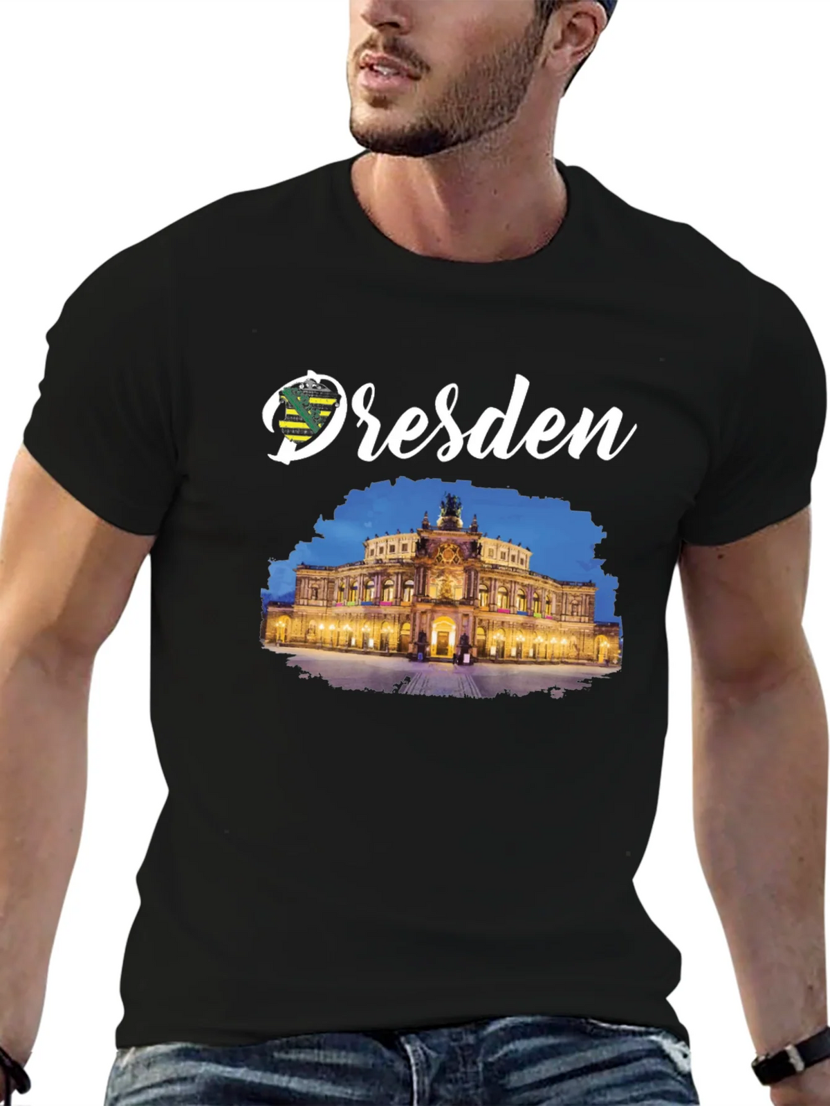 Dresden Germany T-Shirt - Cityscape Tee