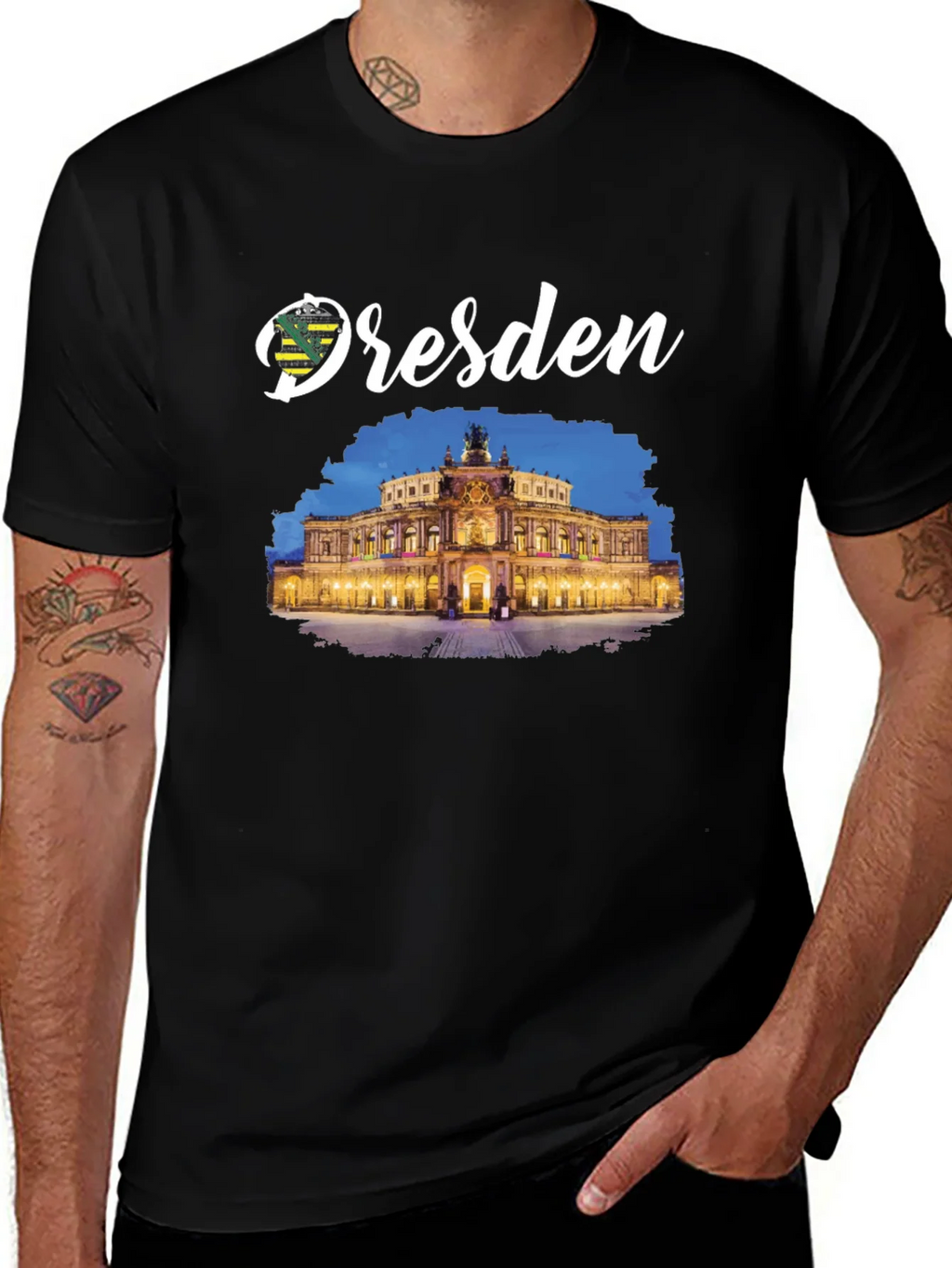 Dresden Germany T-Shirt - Cityscape Tee