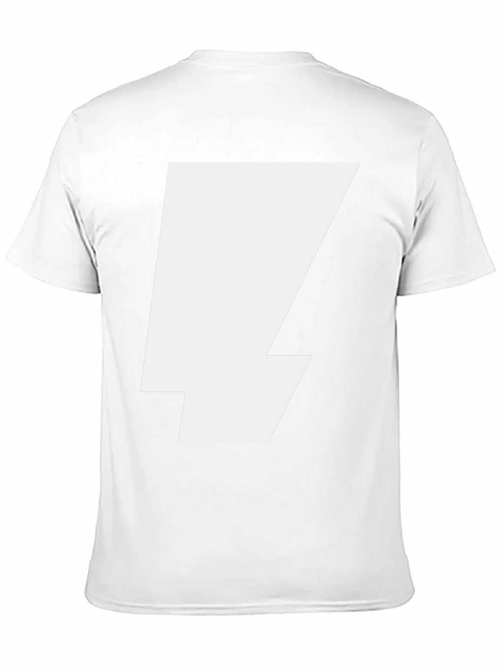 Bold Lightning Bolt Graphic Tee - Black