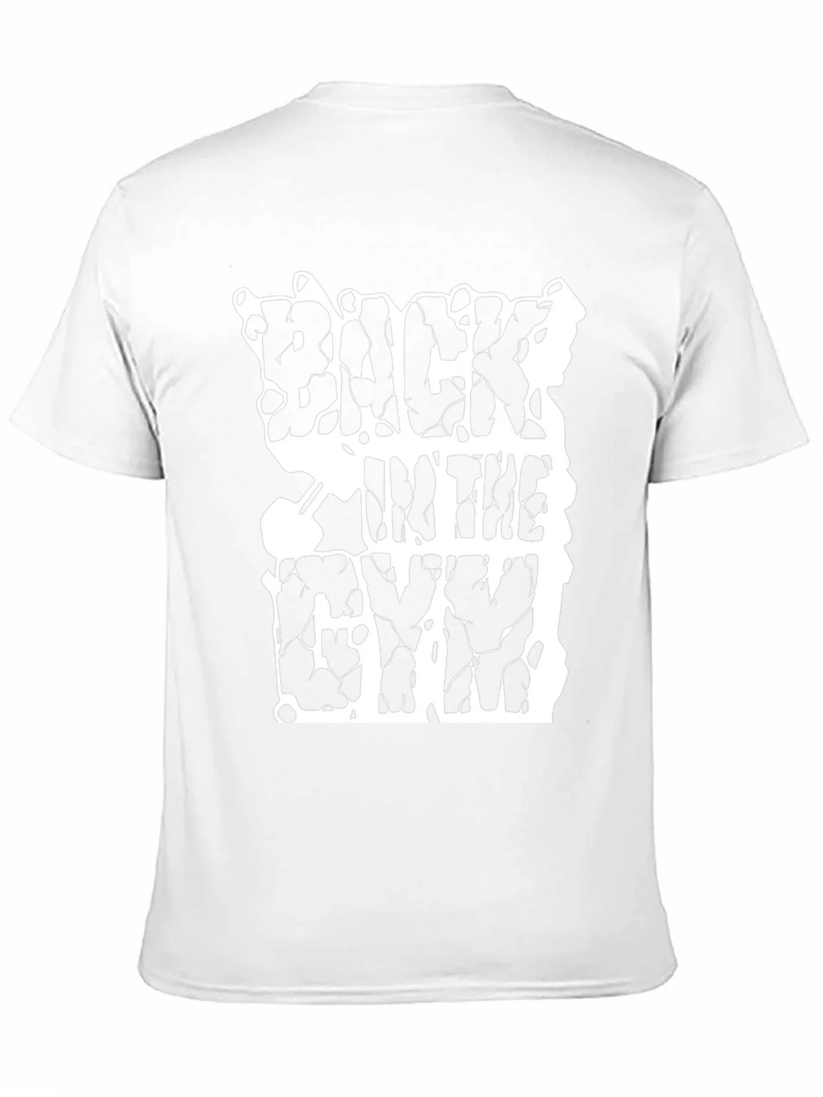 Back In The Gym Black T-Shirt Workout Graphic