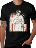 Retro Pilot Graphic T-Shirt