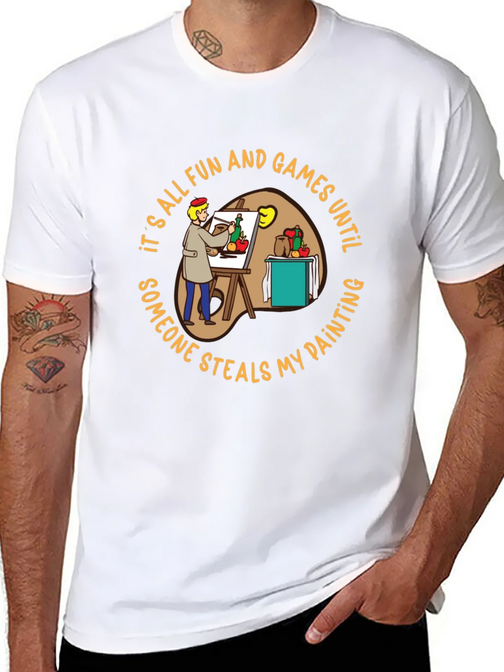 Painter T-Shirt: Its All Fun & Games