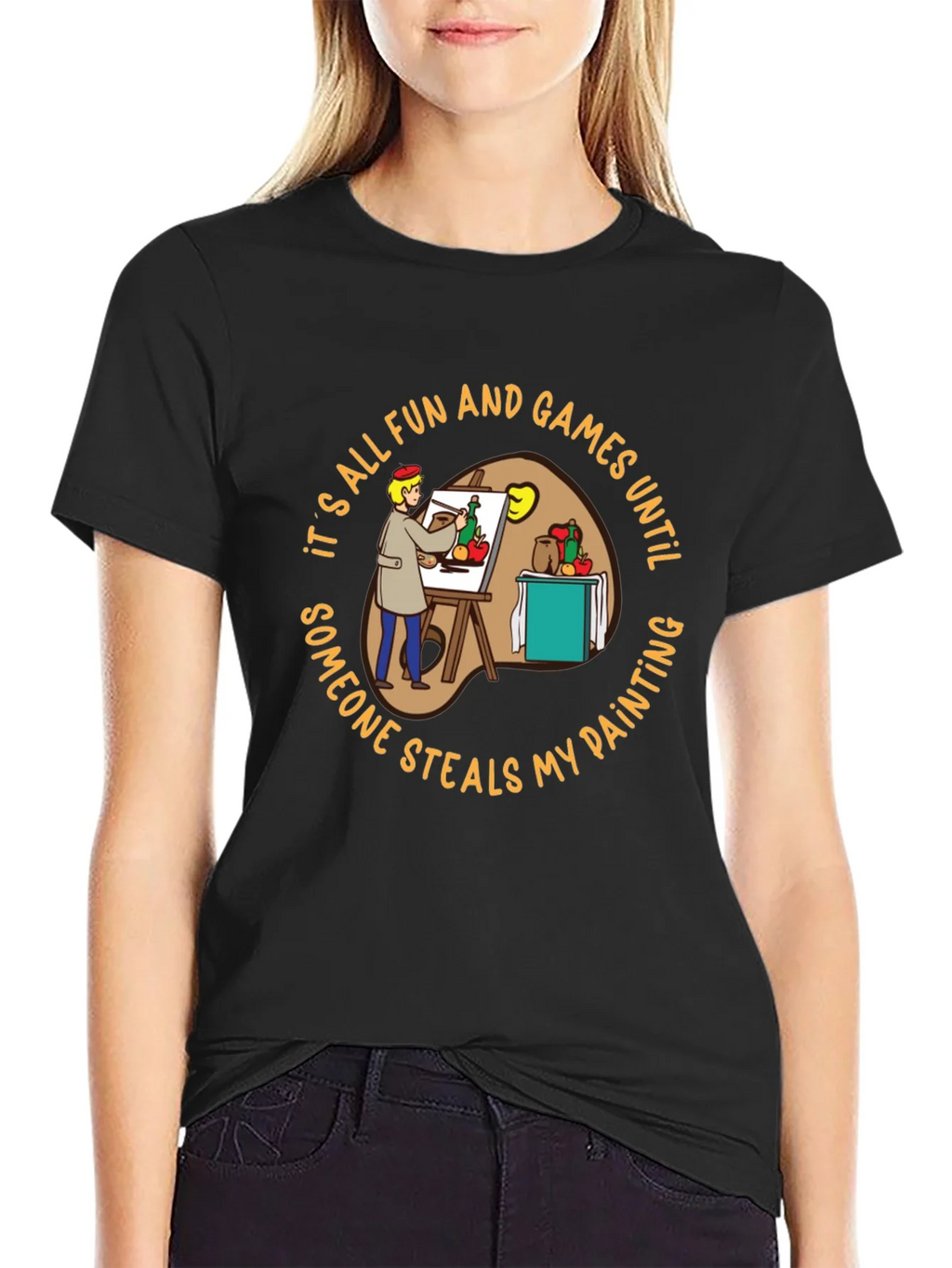 Painter T-Shirt: Its All Fun & Games