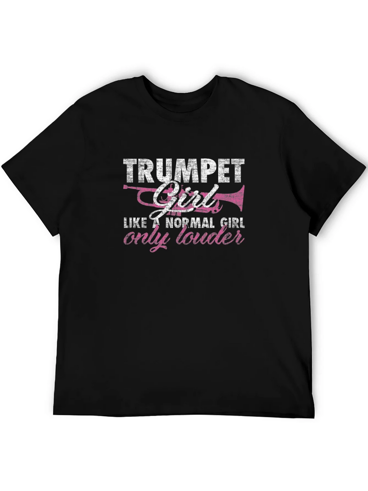 Trumpet Girl Graphic Tee - Musicians Shirt