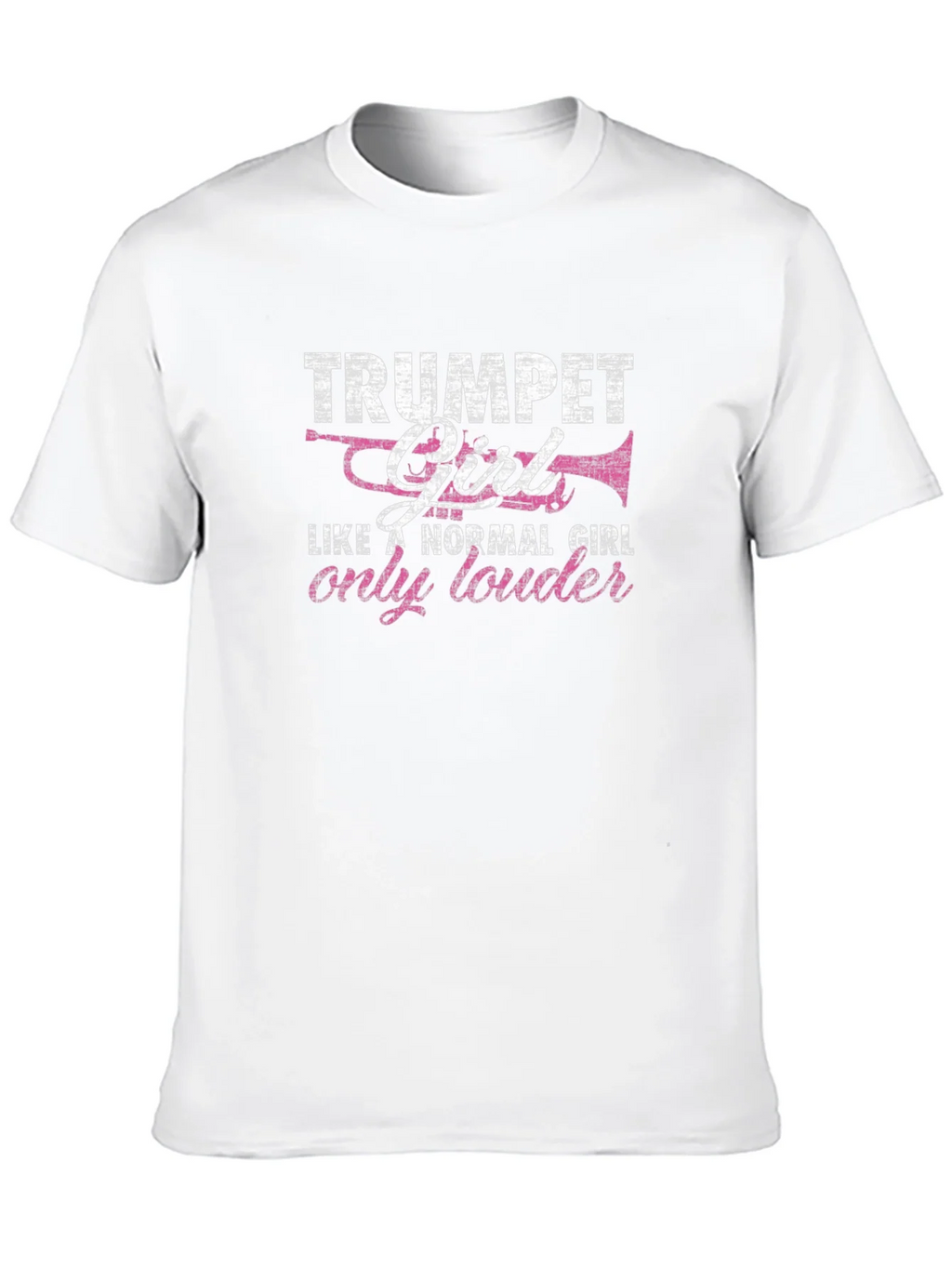 Trumpet Girl Graphic Tee - Musicians Shirt