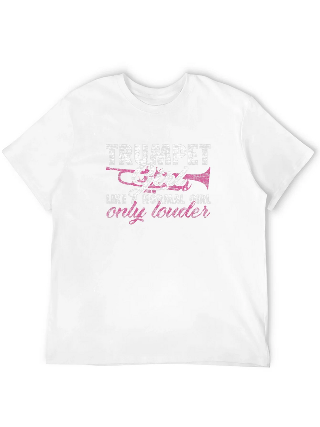 Trumpet Girl Graphic Tee - Musicians Shirt