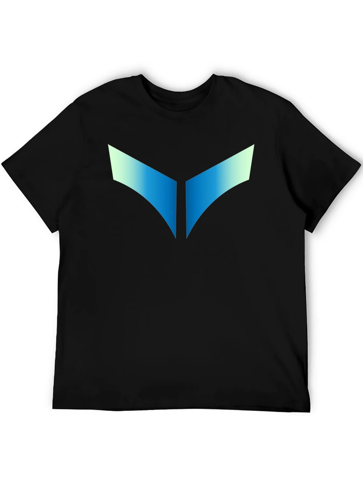 Geometric Graphic Black T-Shirt - Modern Style