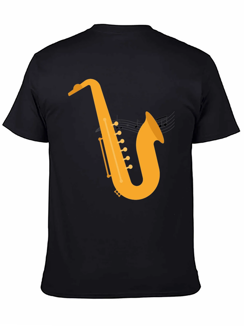 Saxophone Graphic Tee - Musical Style