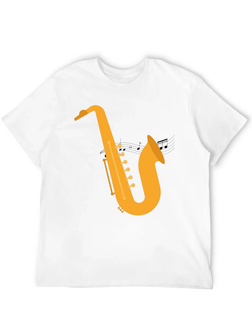 Saxophone Graphic Tee - Musical Style