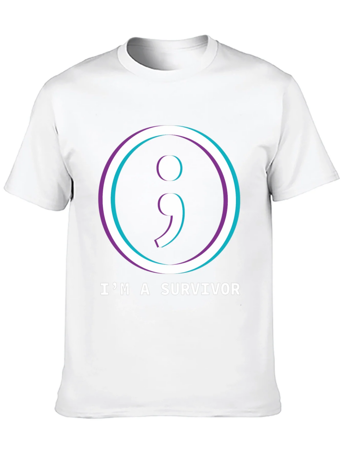 Im a Survivor Semicolon T-Shirt