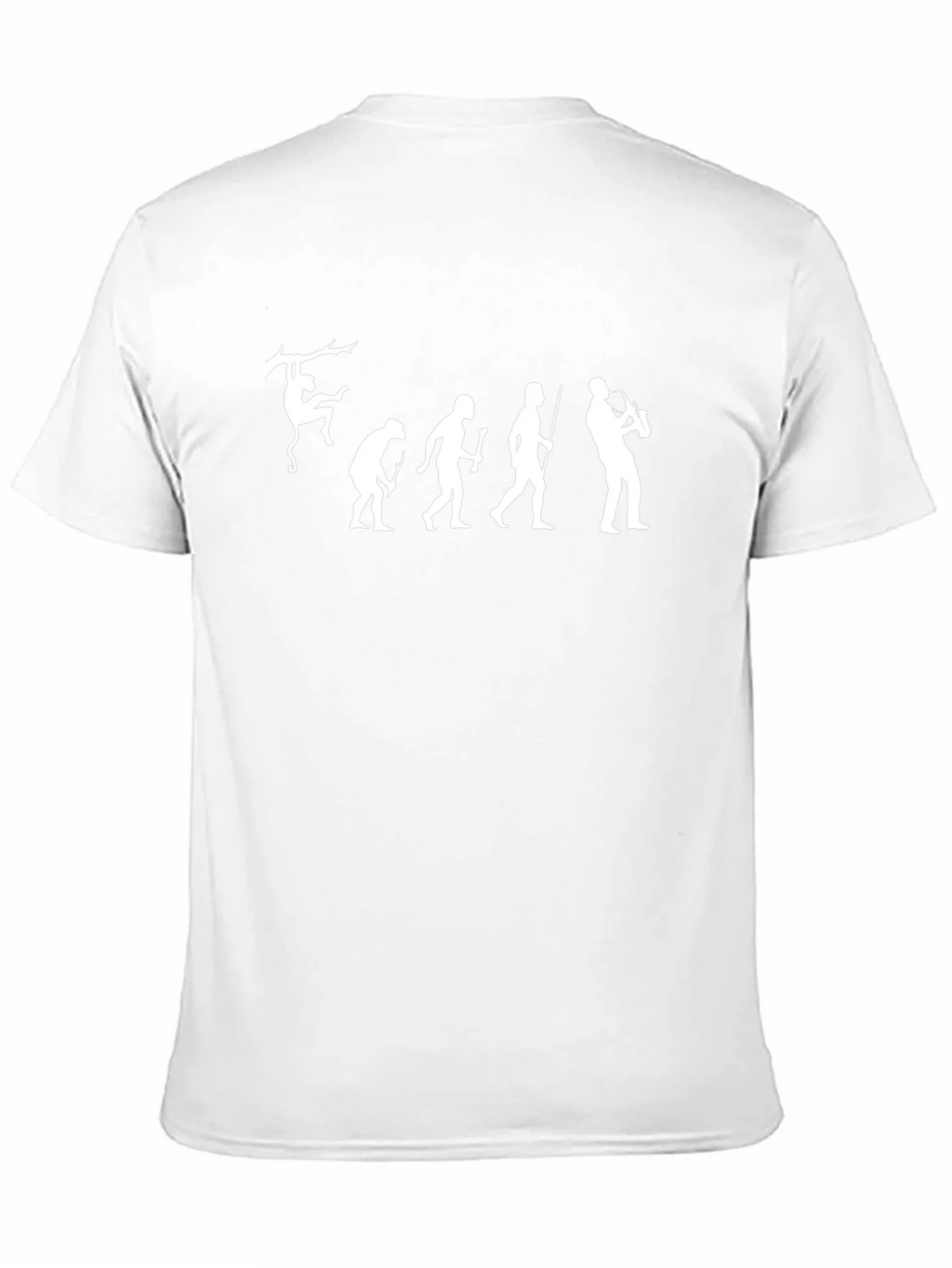 Evolution of Saxophone Black T-Shirt