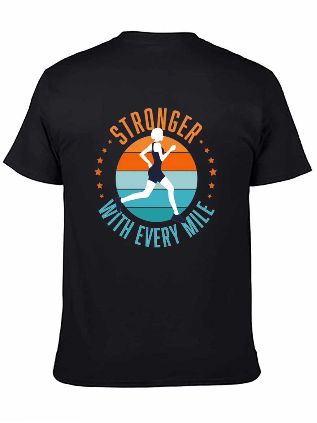 Stronger with Every Mile Running T-Shirt