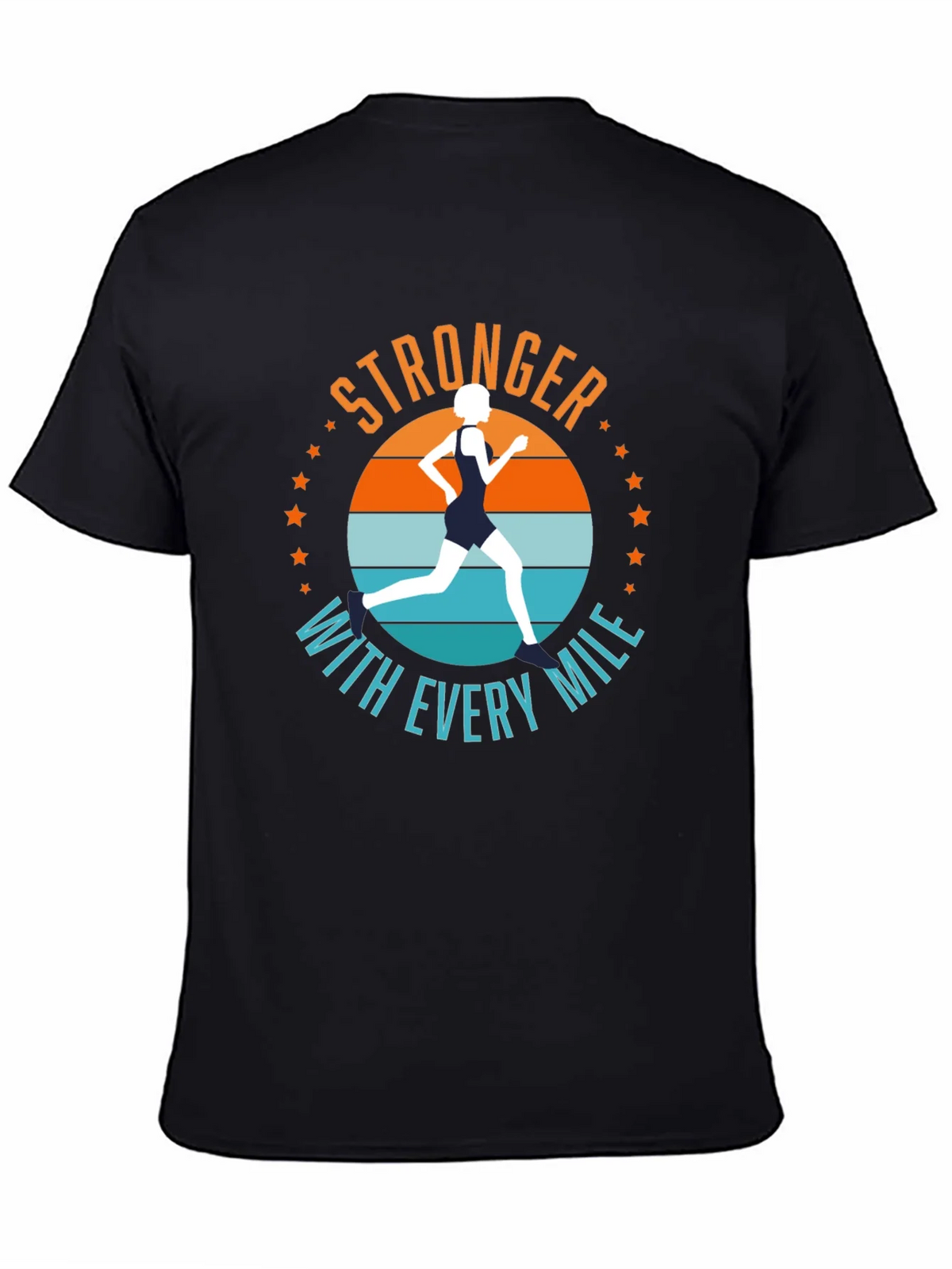 Stronger with Every Mile Running T-Shirt