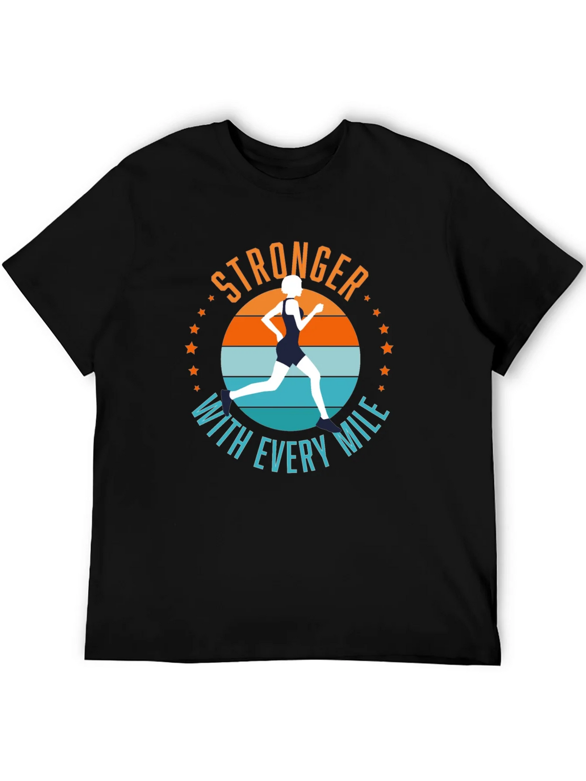 Stronger with Every Mile Running T-Shirt
