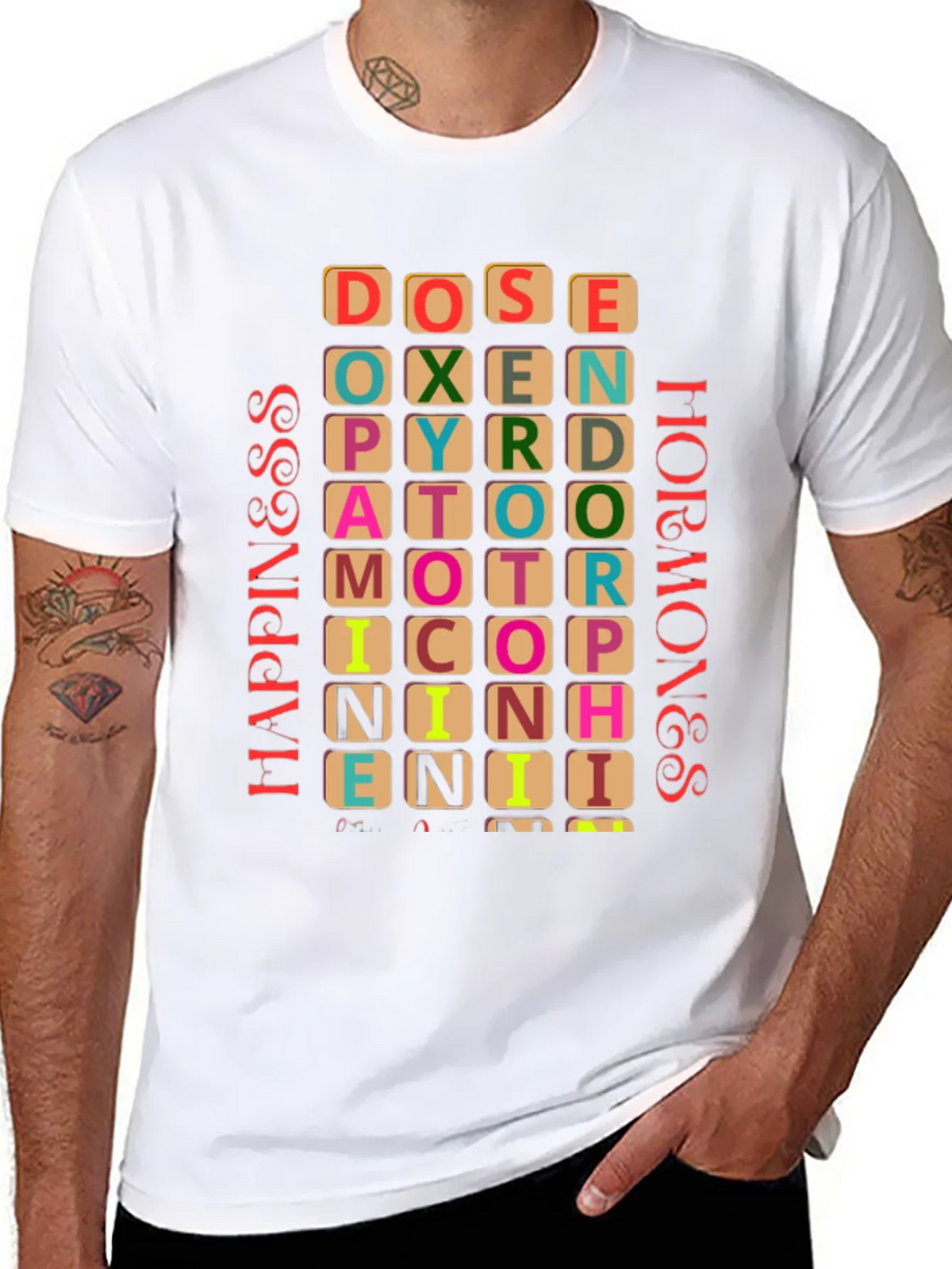Happiness Hormones Graphic T-Shirt