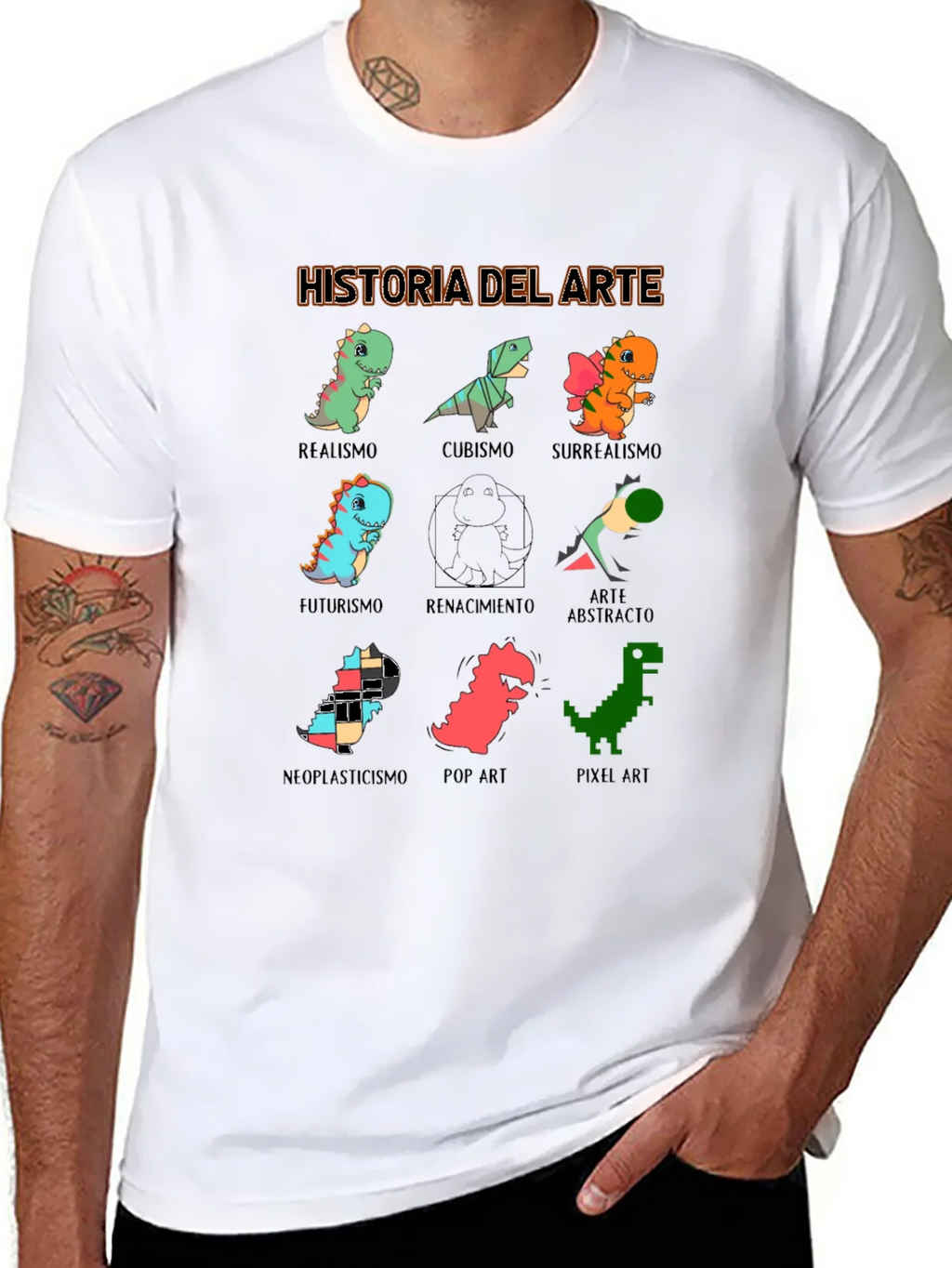 Historia Del Arte Dinosaur T-Shirt