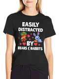 Easily Distracted by Bears & Rabbits T-Shirt