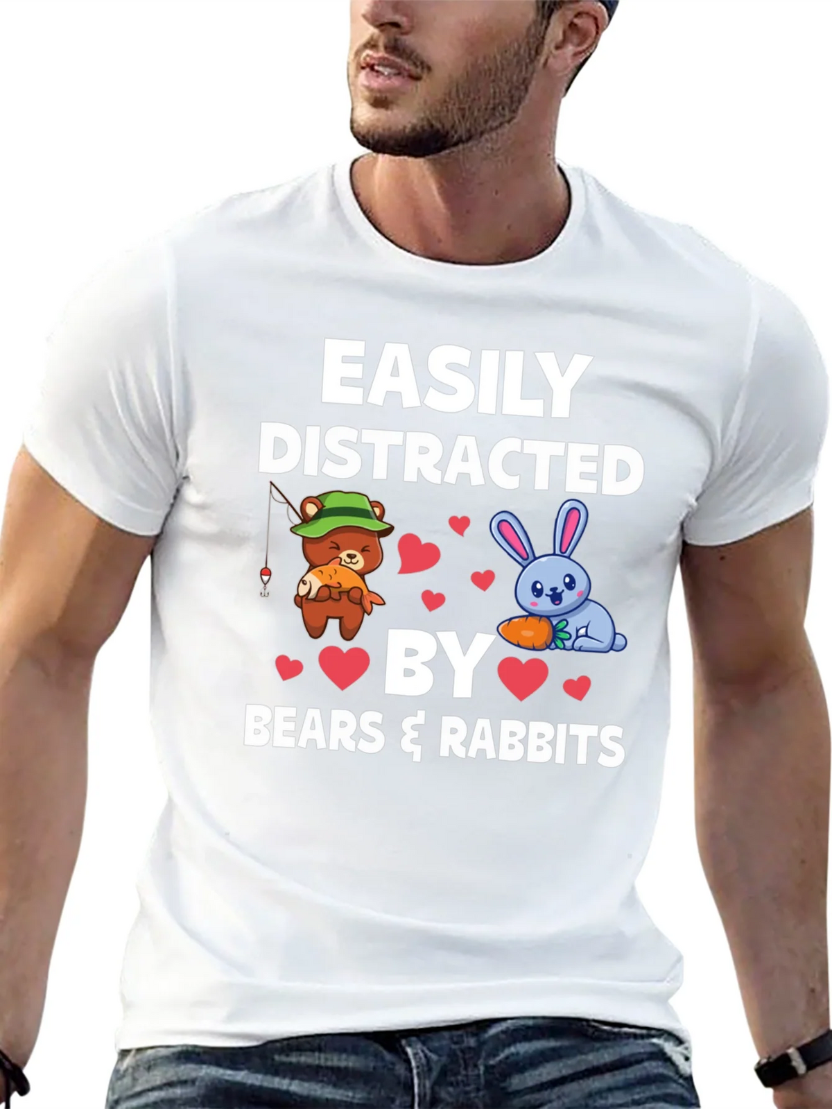 Easily Distracted by Bears & Rabbits T-Shirt
