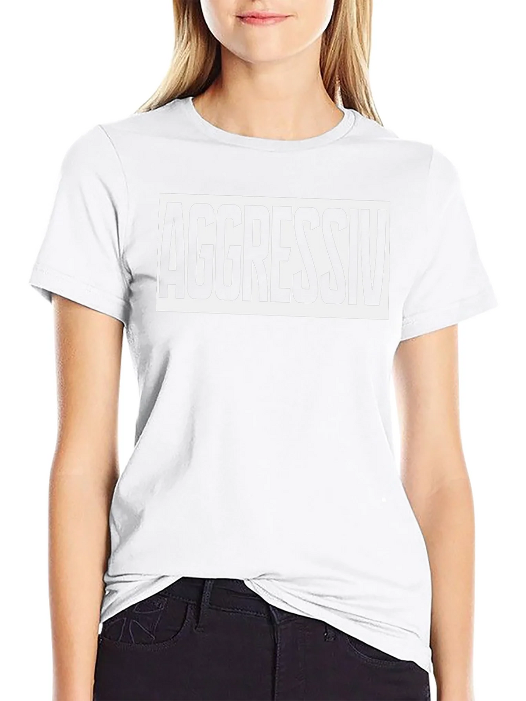 Aggressiv Graphic Tee - Bold Statement T-Shirt
