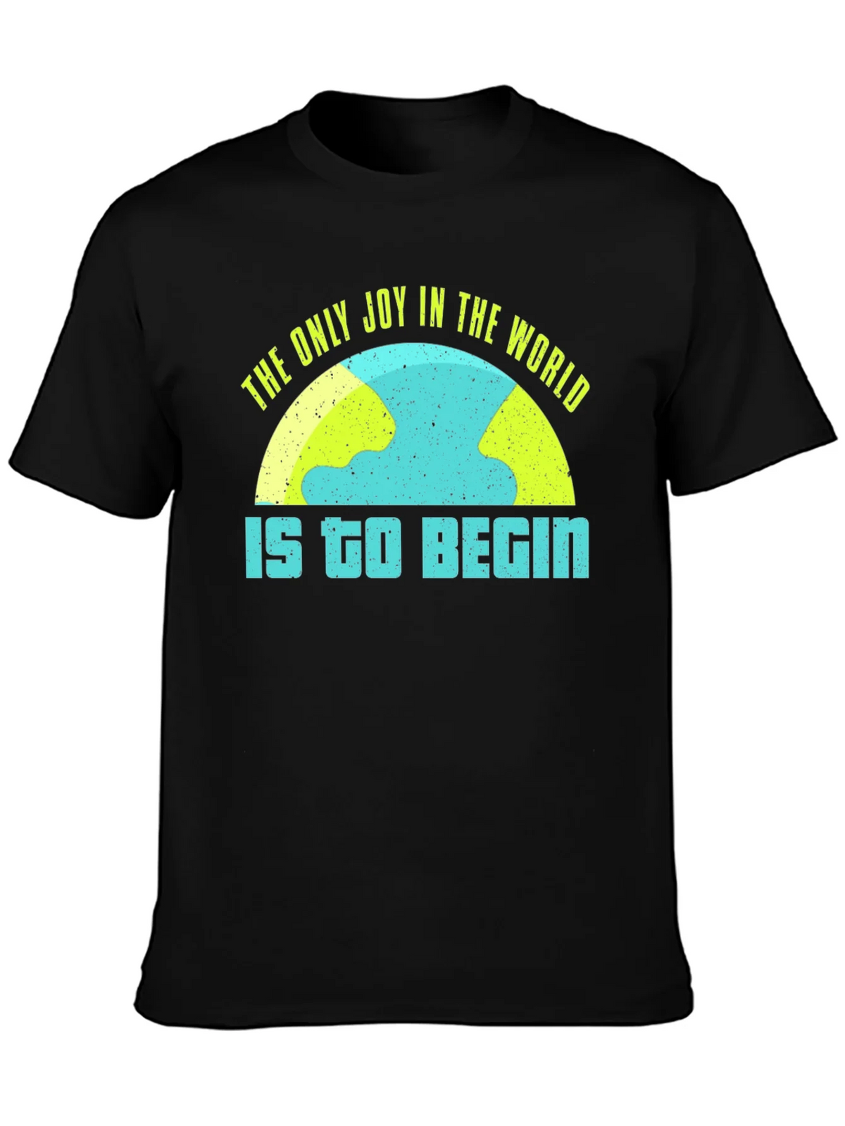 Joy To Begin Graphic Tee - Black
