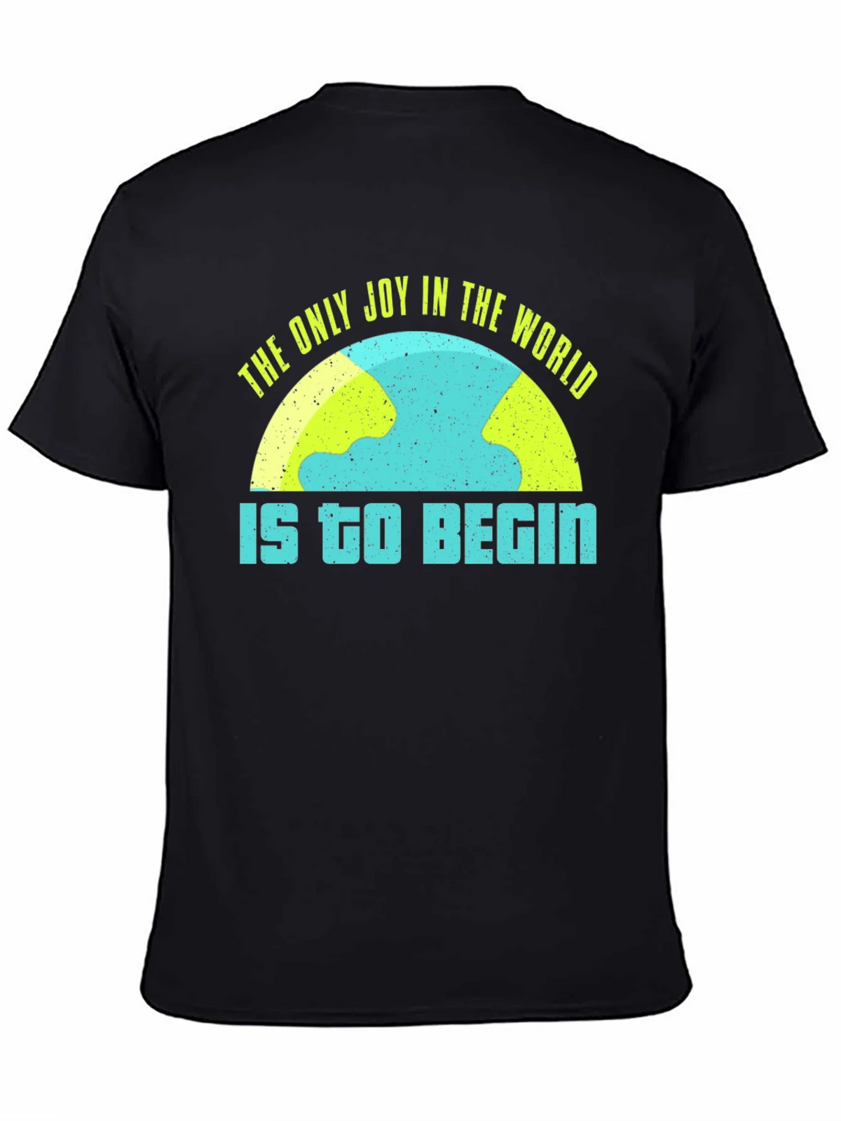 Joy To Begin Graphic Tee - Black