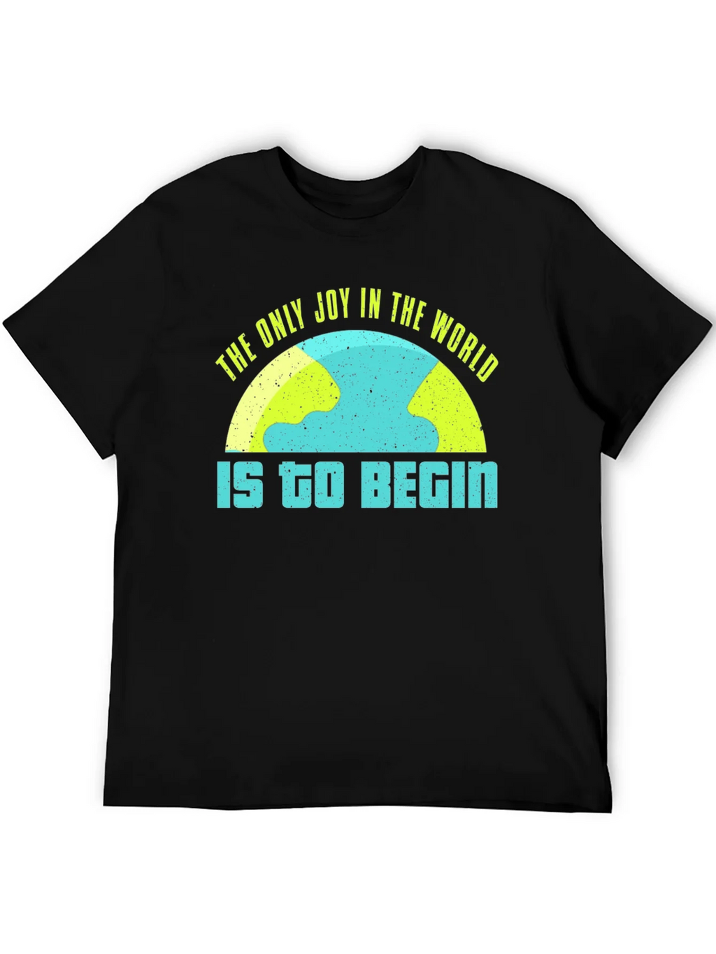 Joy To Begin Graphic Tee - Black