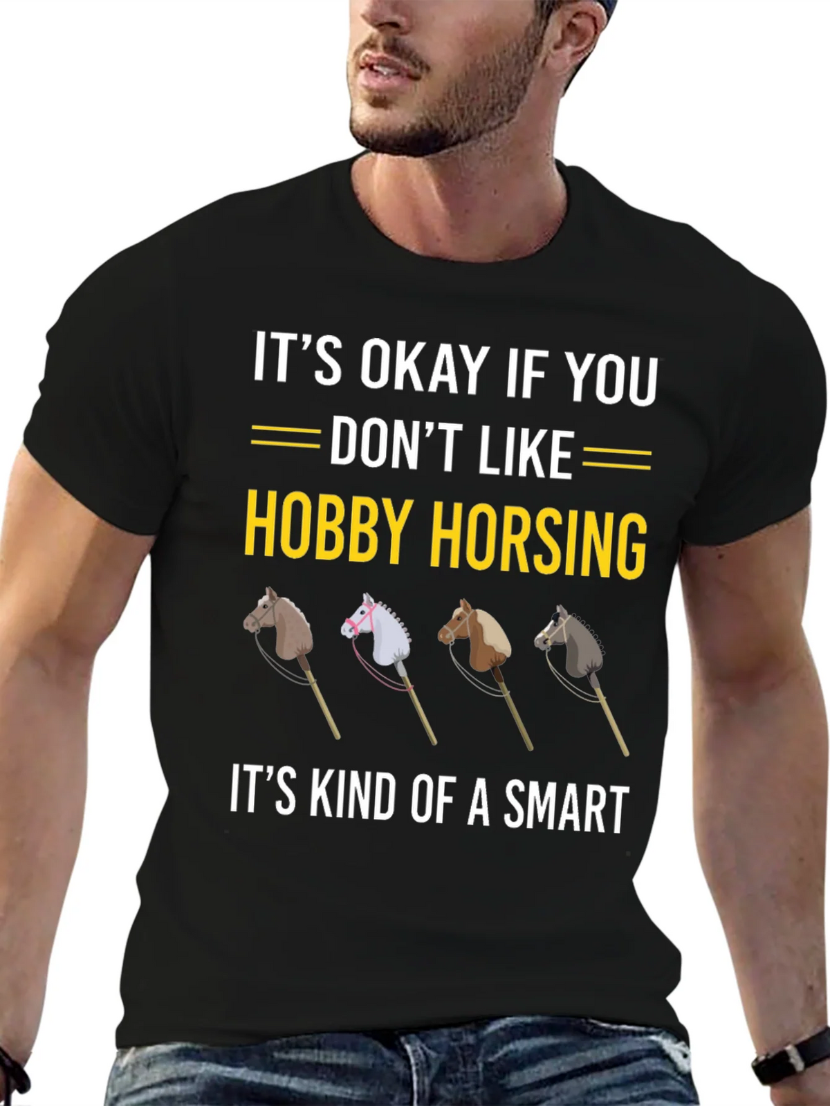Hobby Horsing T-Shirt - Funny Horse Lover Gift