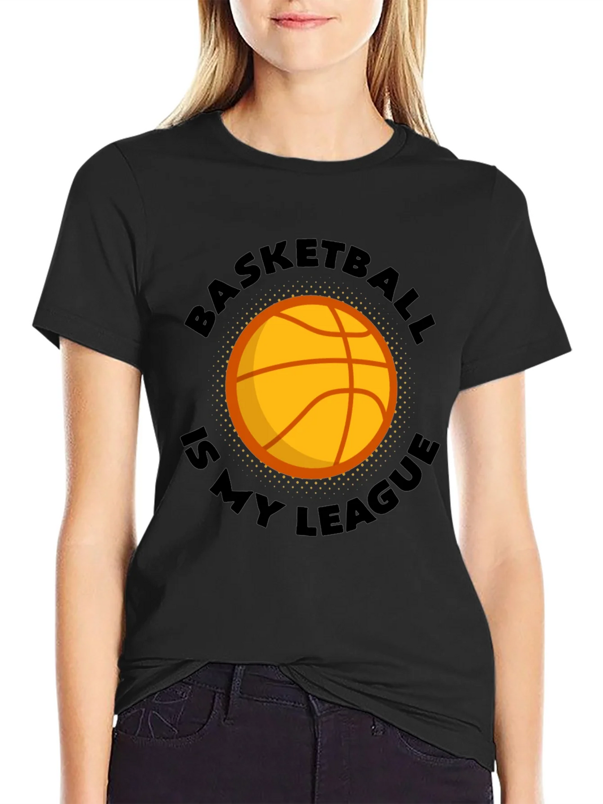 Basketball Is My League Graphic T-Shirt