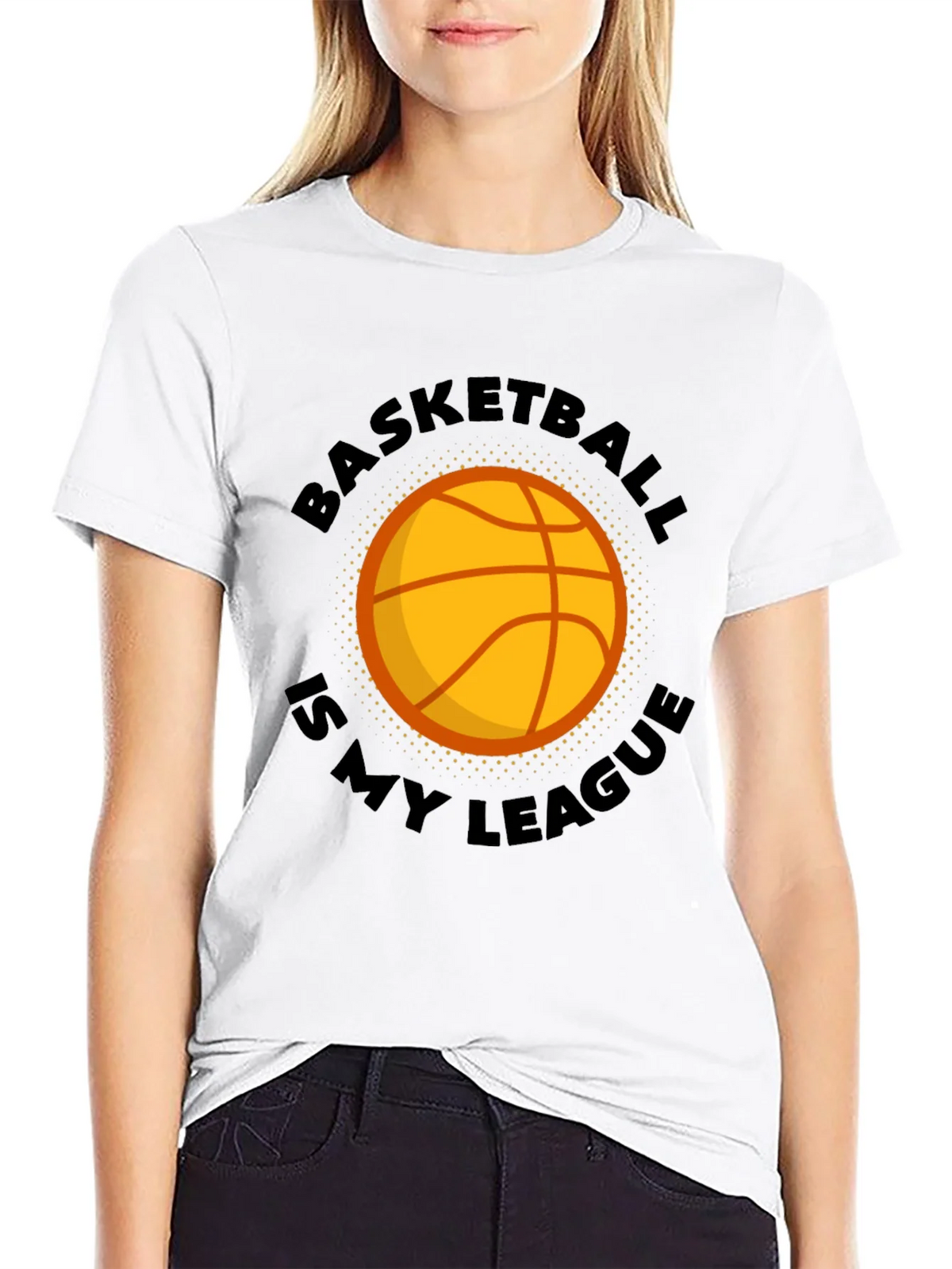Basketball Is My League Graphic T-Shirt