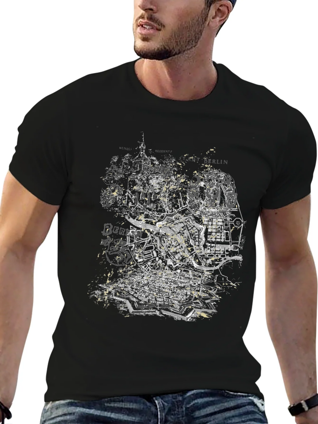 Berlin Map T-Shirt - Urban Graphic Tee