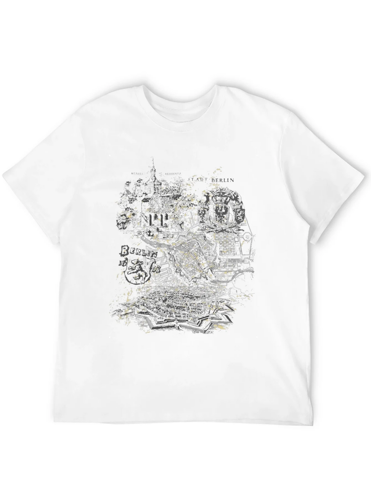 Berlin Map T-Shirt - Urban Graphic Tee