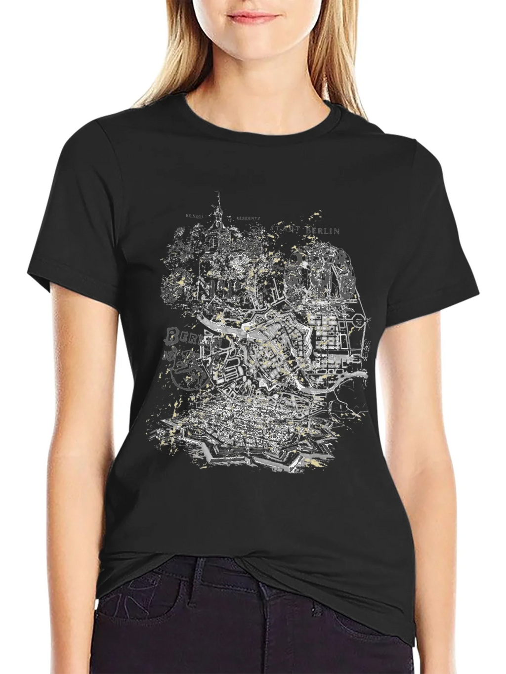 Berlin Map T-Shirt - Urban Graphic Tee