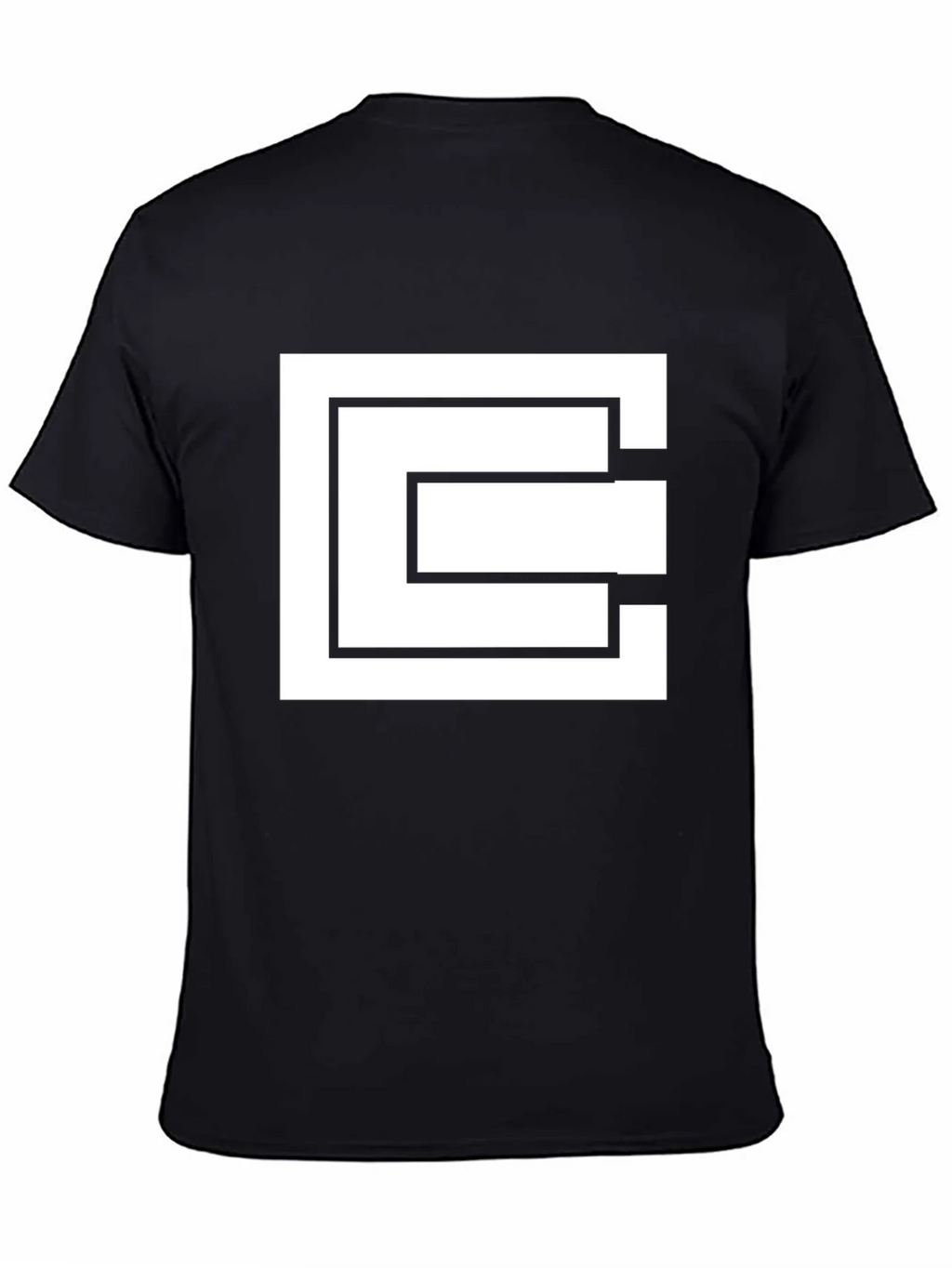Geometric Square Black T-Shirt