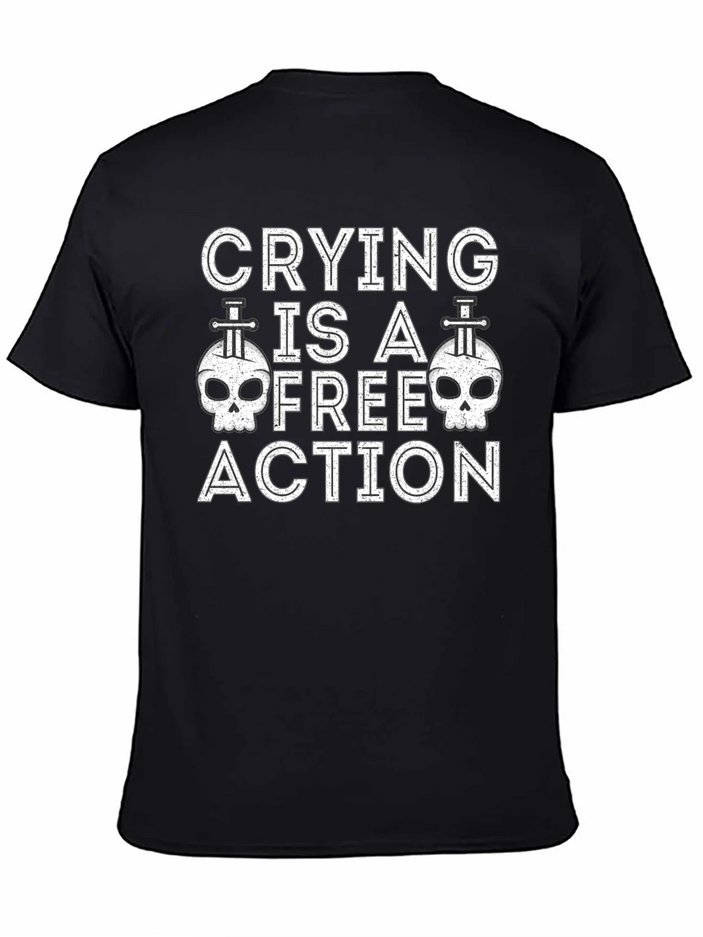 Crying is a Free Action Graphic Tee