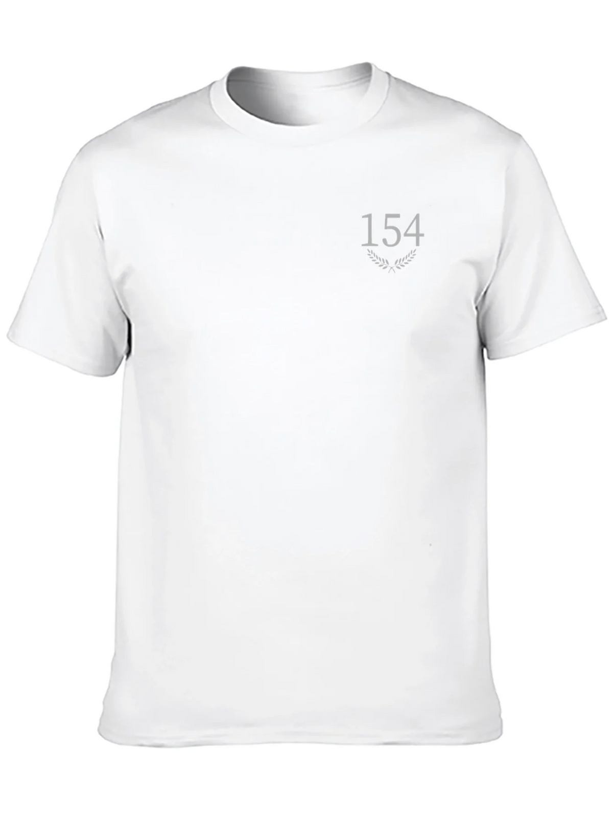 Black T-Shirt with 154 Graphic