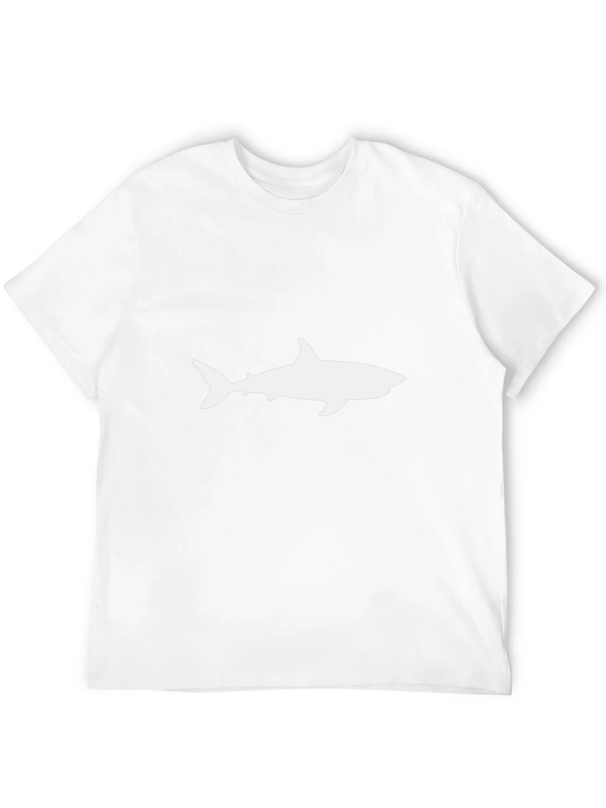 Shark Silhouette T-Shirt - Black