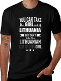 Lithuanian Girl T-Shirt - Unique Novelty Graphic Tee
