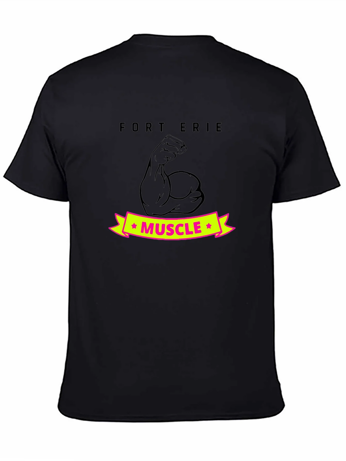 Fort Erie Muscle T-Shirt - Black