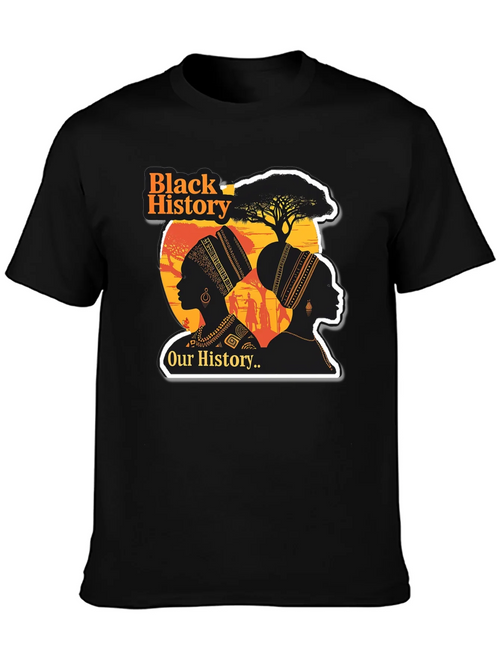 Black History T-Shirt - Our History Womens Silhouette