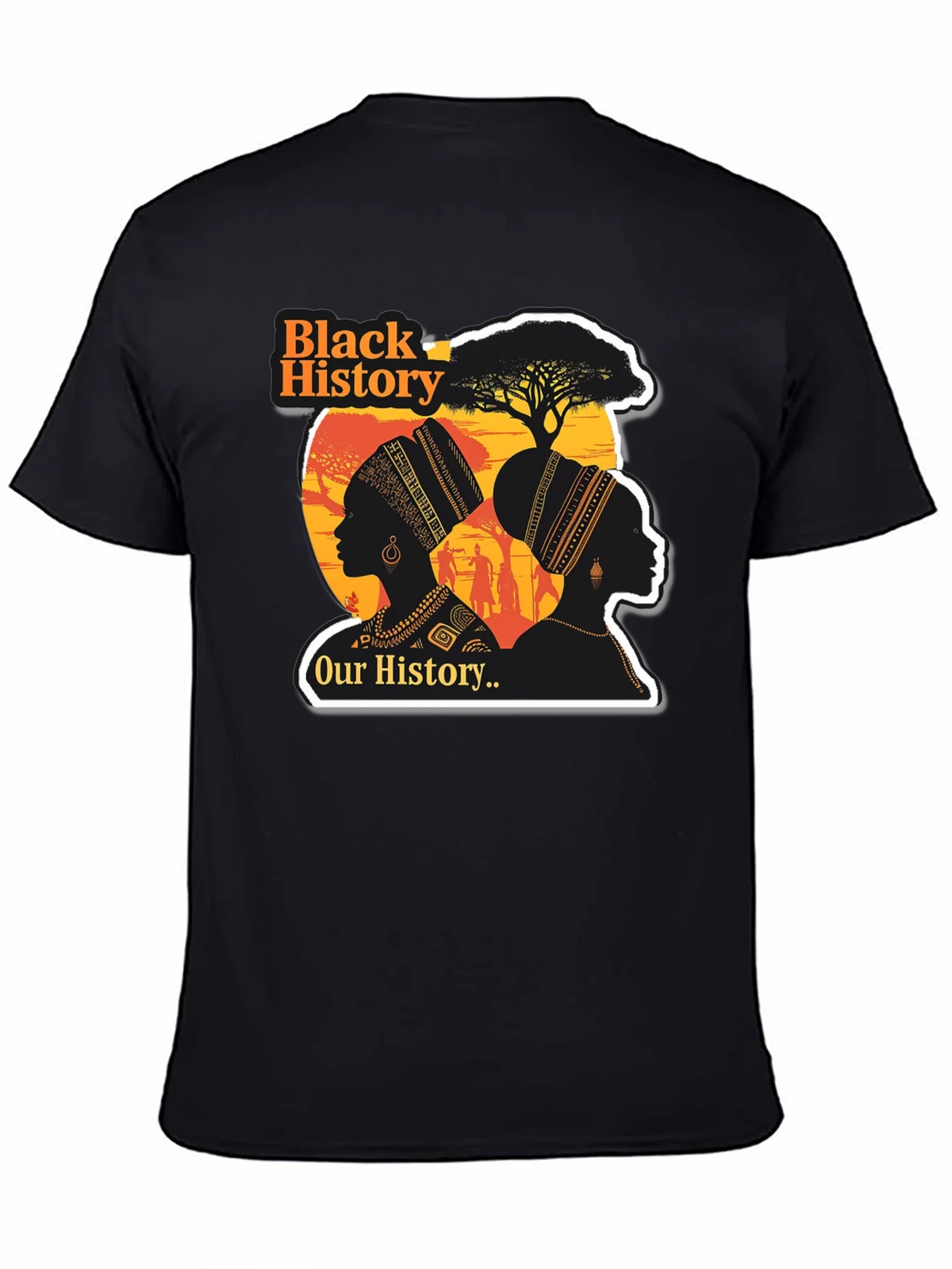 Black History T-Shirt - Our History Womens Silhouette