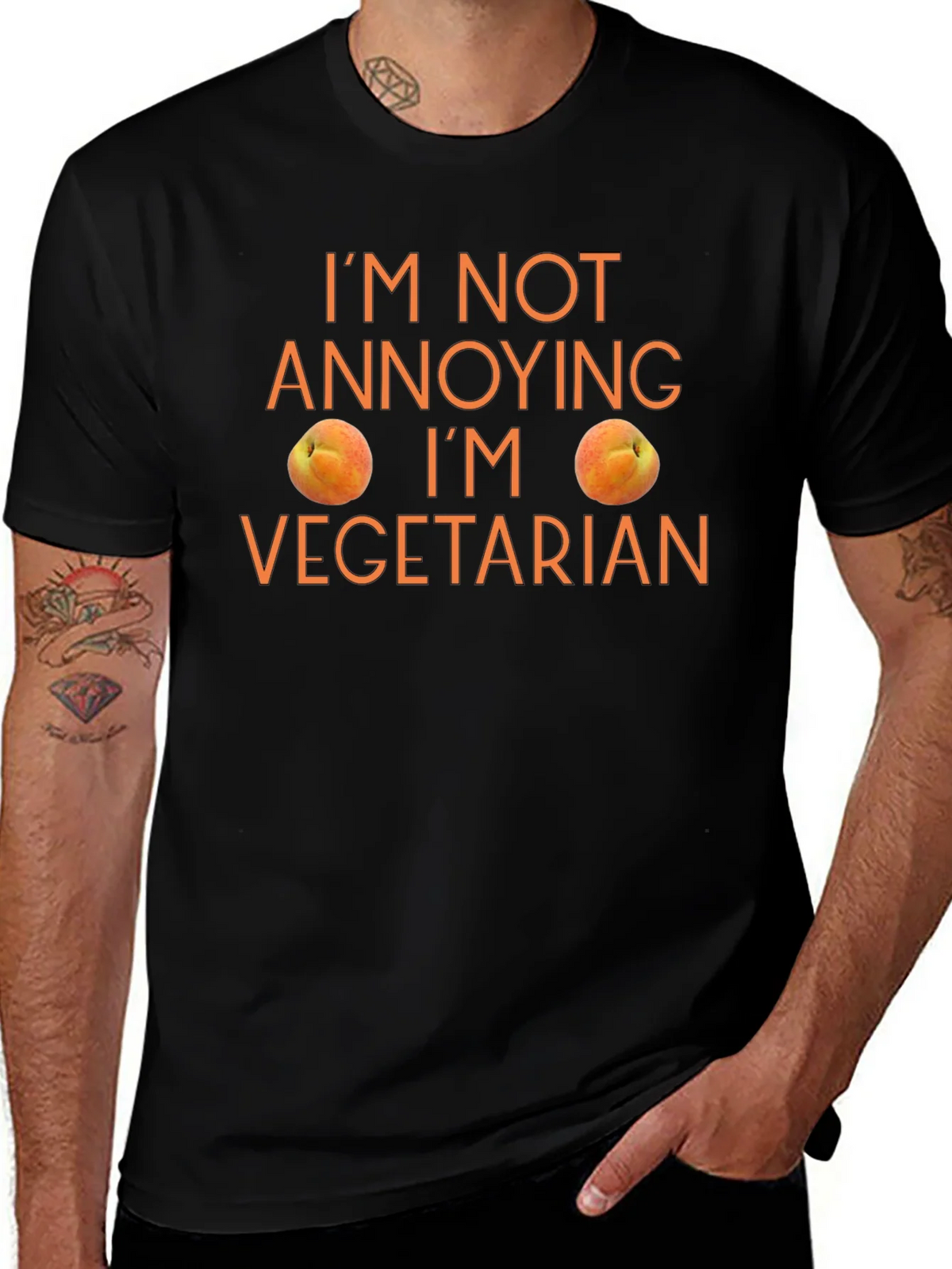 Funny Vegetarian T-Shirt - Im Not Annoying!