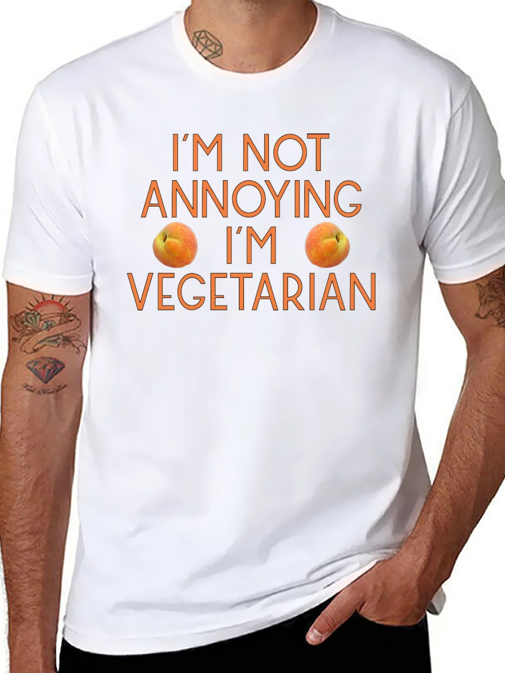 Funny Vegetarian T-Shirt - Im Not Annoying!