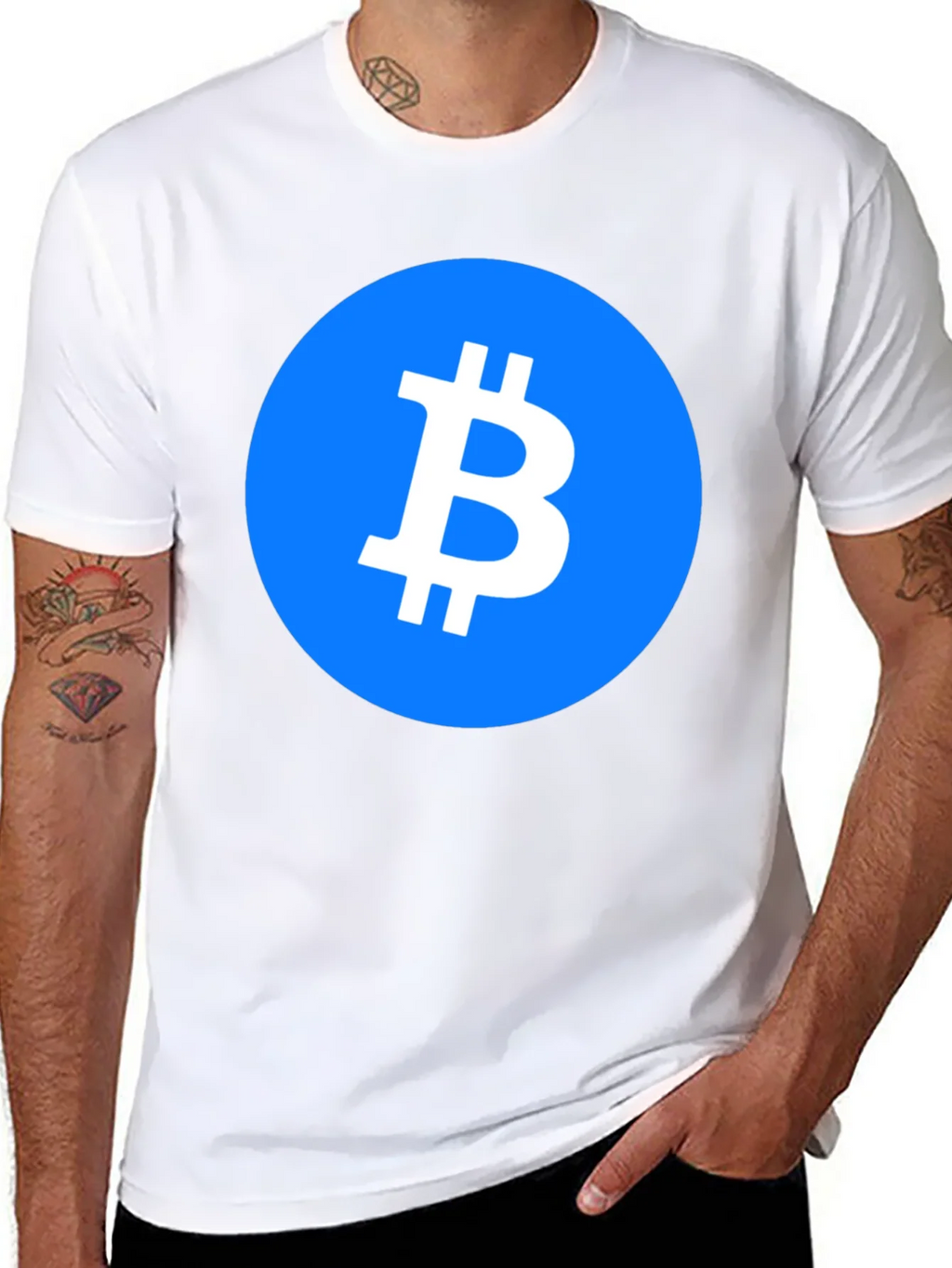 Bitcoin Crypto T-Shirt - Cool Minimalist Design