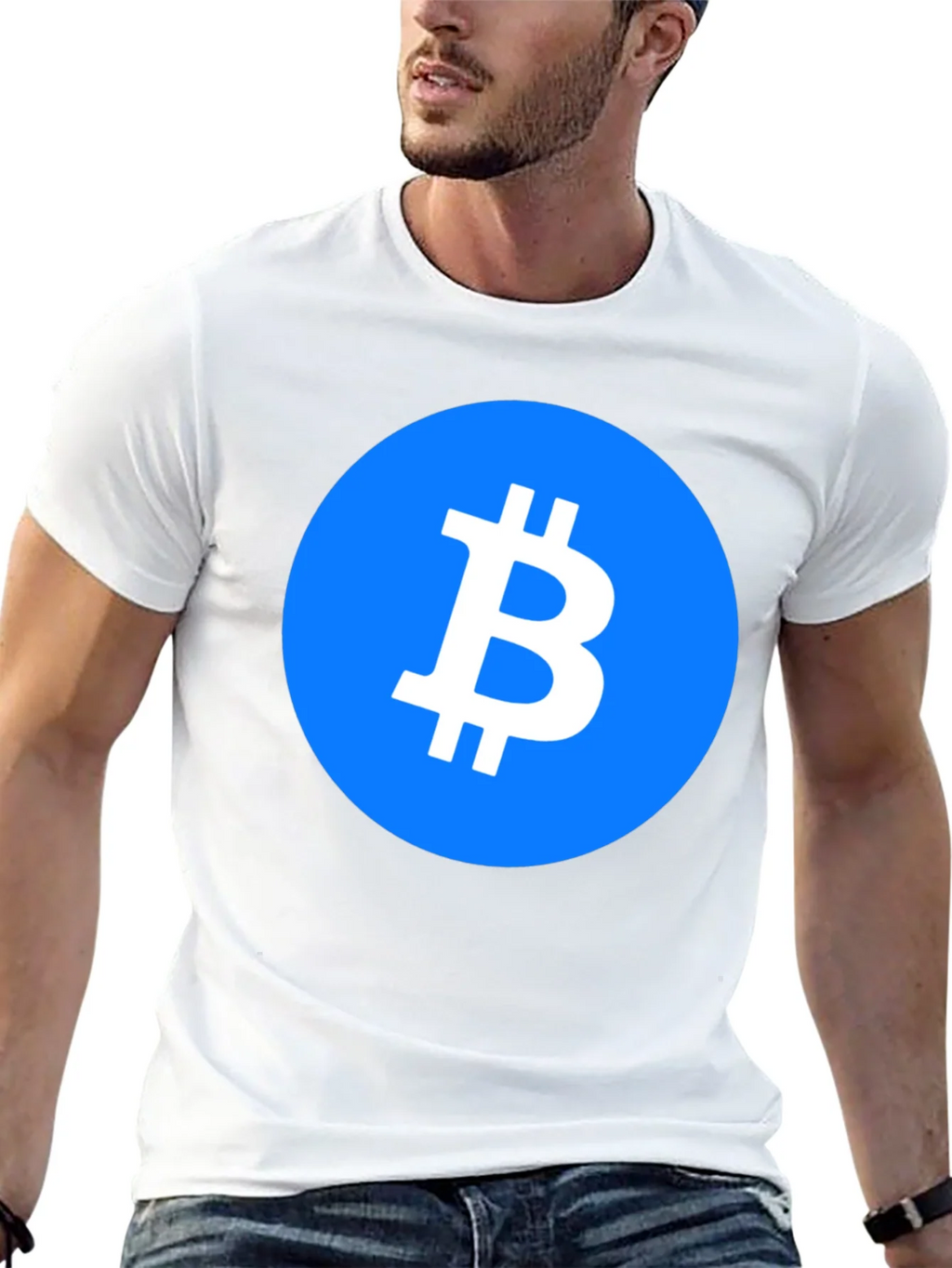 Bitcoin Crypto T-Shirt - Cool Minimalist Design