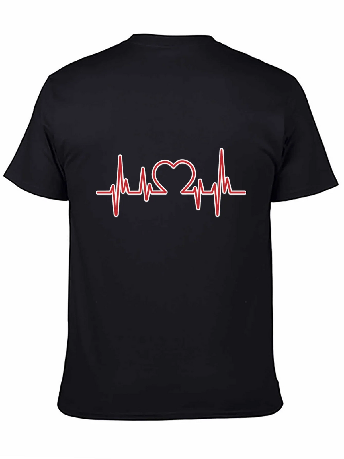Heartbeat Heart Love Design T-Shirt